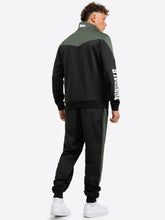 Laden Sie das Bild in den Galerie-Viewer, Lonsdale 117748 Caunton Jogginganzug Schwarz/Olive
