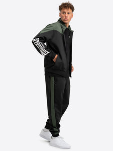 Lonsdale 117748 Caunton Jogginganzug Schwarz/Olive