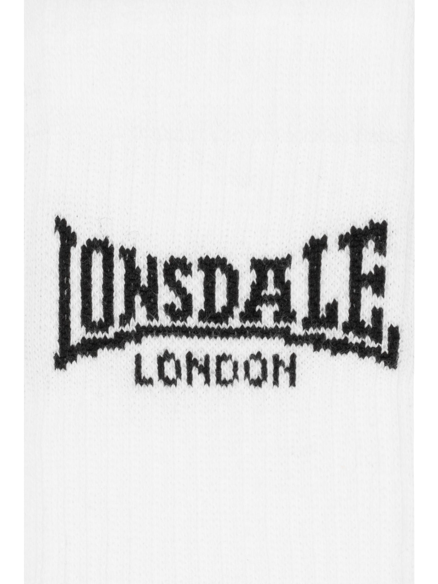  Lonsdale 117750 Gilbert Socken Weiss/Schwarz