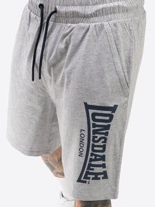 Lonsdale 117765 Mair T-Shirt & Shorts Set Dark Navy & Marl Grey