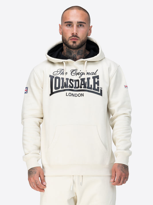 Lonsdale Hoodie mit 3D-Logo, Fronttasche und Logo-Details auf den Ärmeln