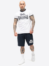 Laden Sie das Bild in den Galerie-Viewer, Lonsdale 117794 Maist T-Shirt &amp; Shorts Set Weiss/Schwarz
