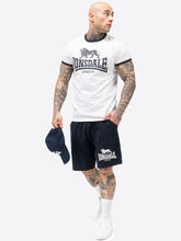 Laden Sie das Bild in den Galerie-Viewer, Lonsdale 117794 Maist T-Shirt &amp; Shorts Set Weiss/Schwarz
