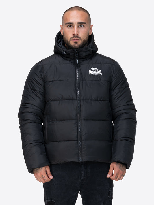 Lonsdale 117819 Trover Kupuzenswinterjacke Schwarz