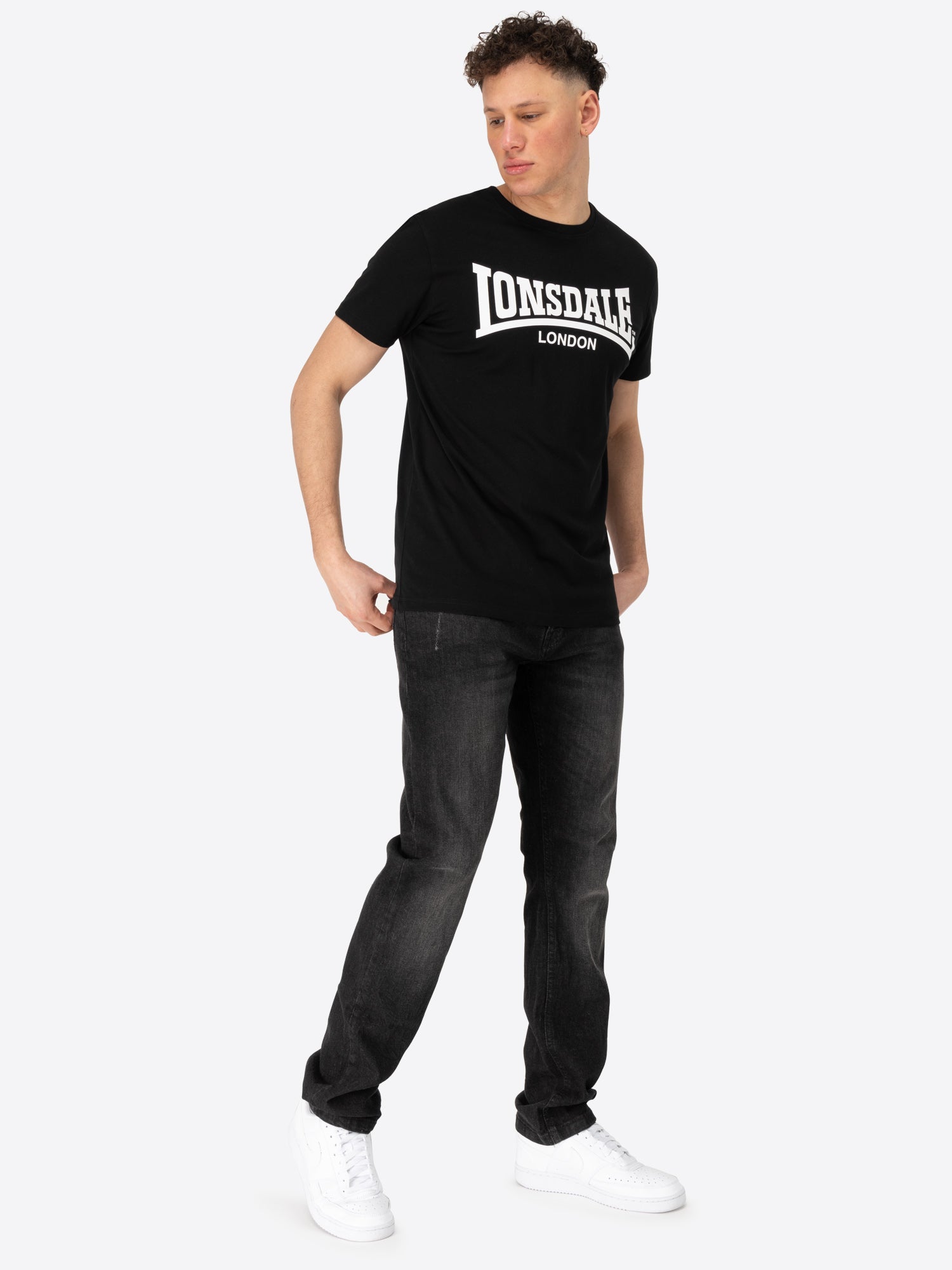 Lonsdale 117821 Fulwood T-Shirt - Schwarz