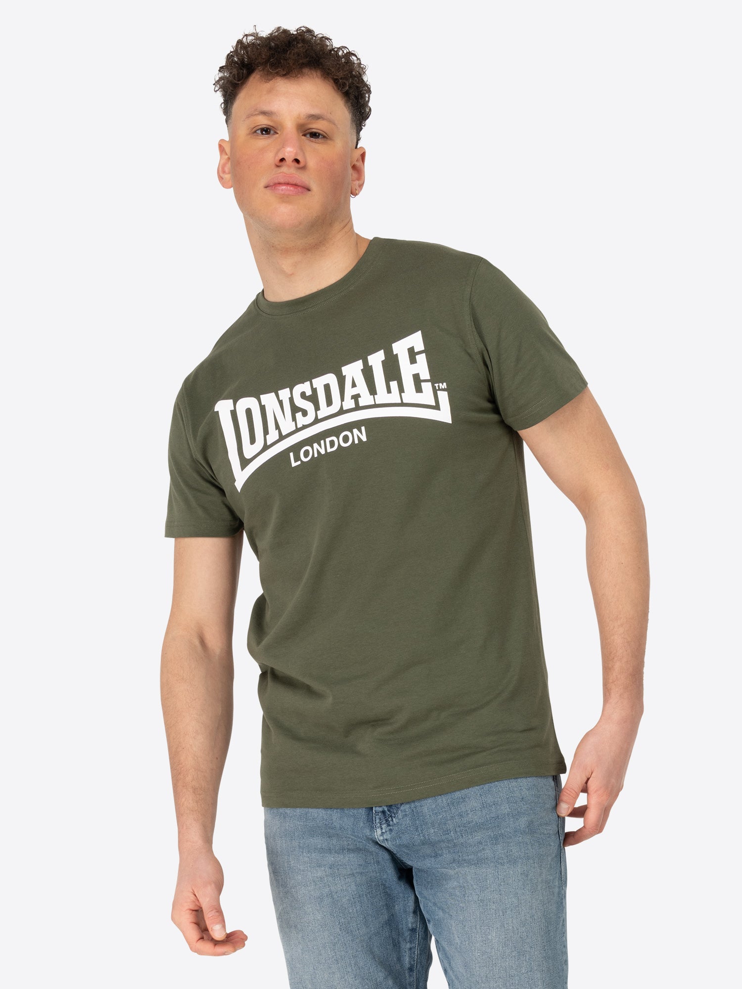 Lonsdale 117821 Fulwood T-Shirt - Olive