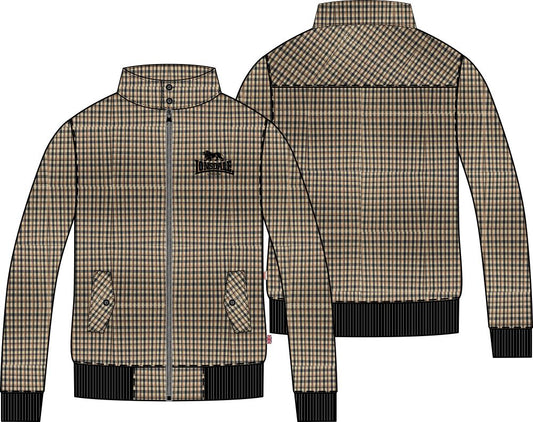 Lonsdale 117824 Classic Check Jacke Beige/Schwarz