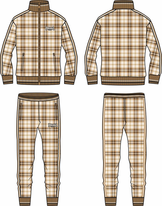 Lonsdale 117845 Camross Jogginganzug Sand/Braun/Ecru