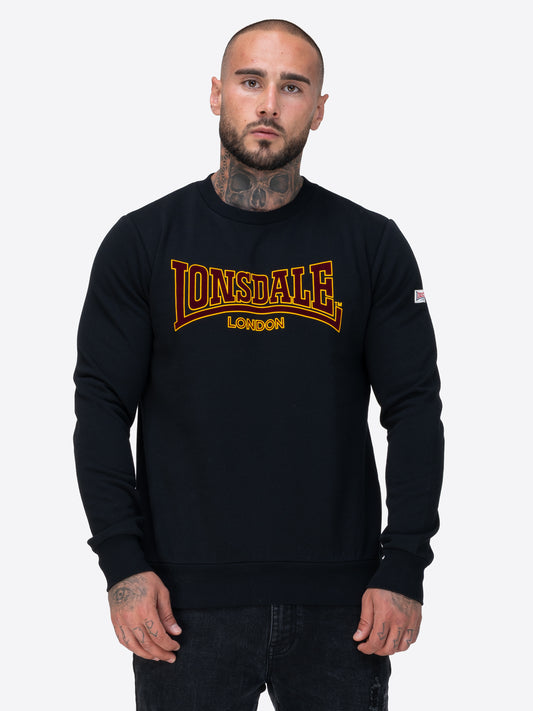 Lonsdale 117846 Crewneck Classic Sweatshirt LL001 Schwarz