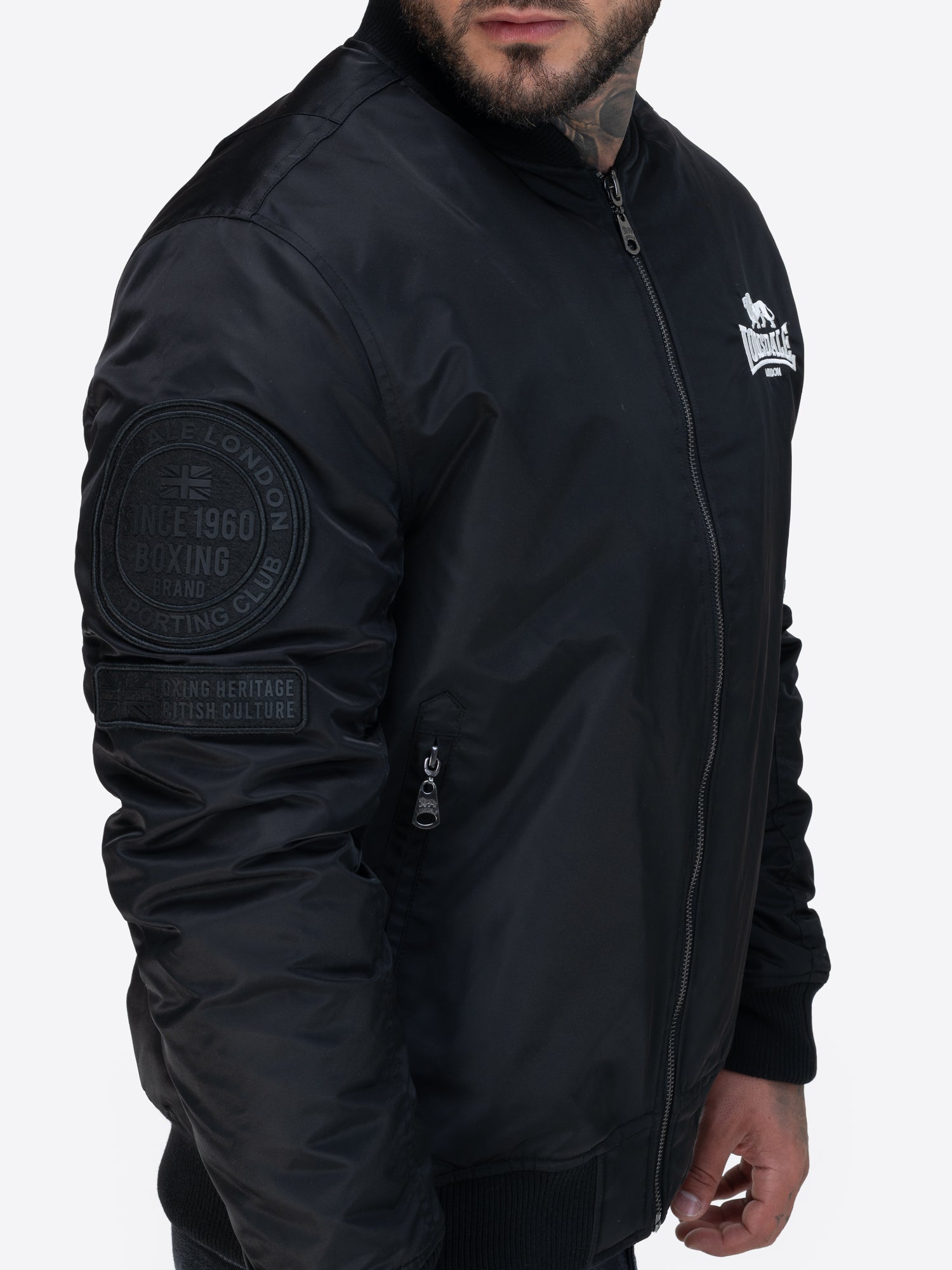Lonsdale 117851 Ludford Jacke Schwarz