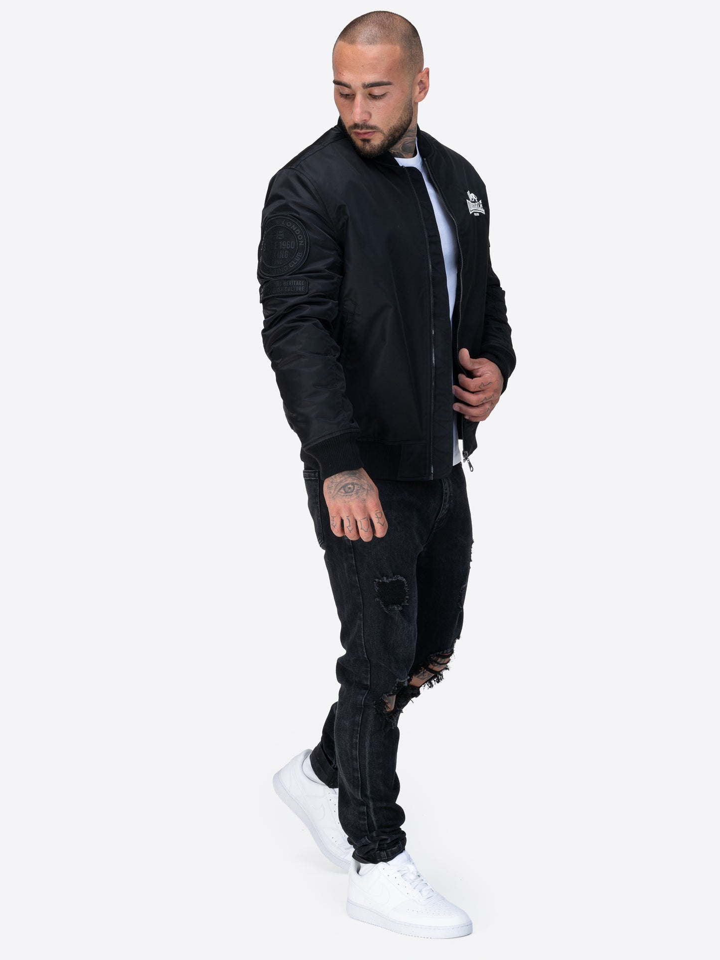 Lonsdale 117851 Ludford Jacke Schwarz