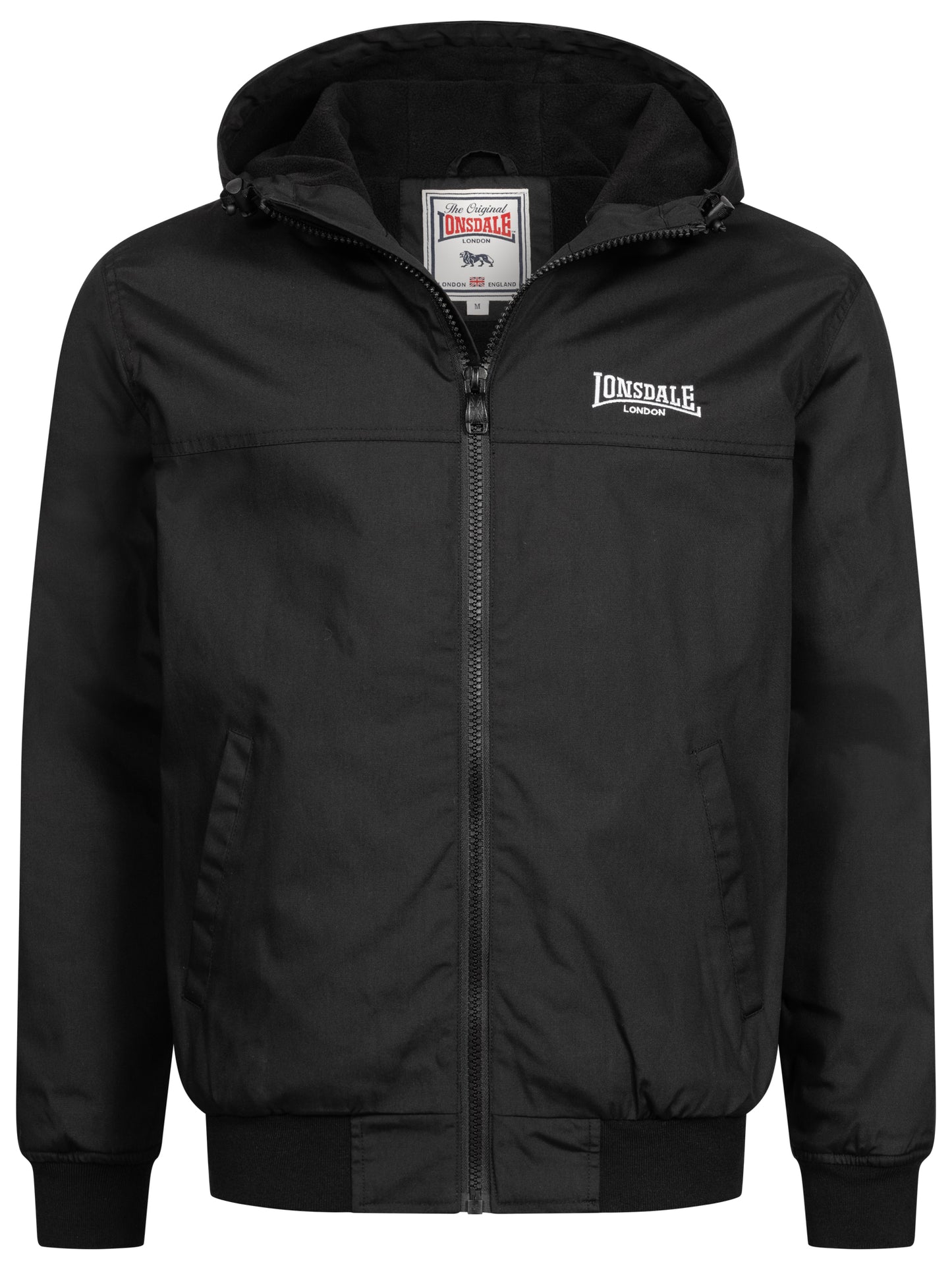 Lonsdale 117854 Dunster Kapuzenjacke Schwarz