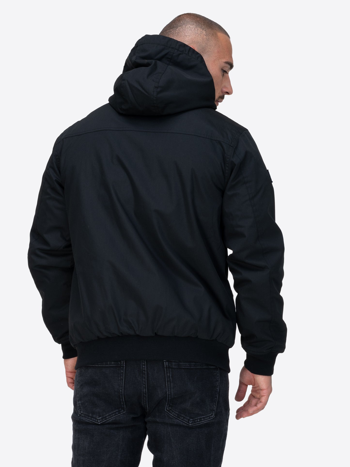 Lonsdale 117854 Dunster Kapuzenjacke Schwarz
