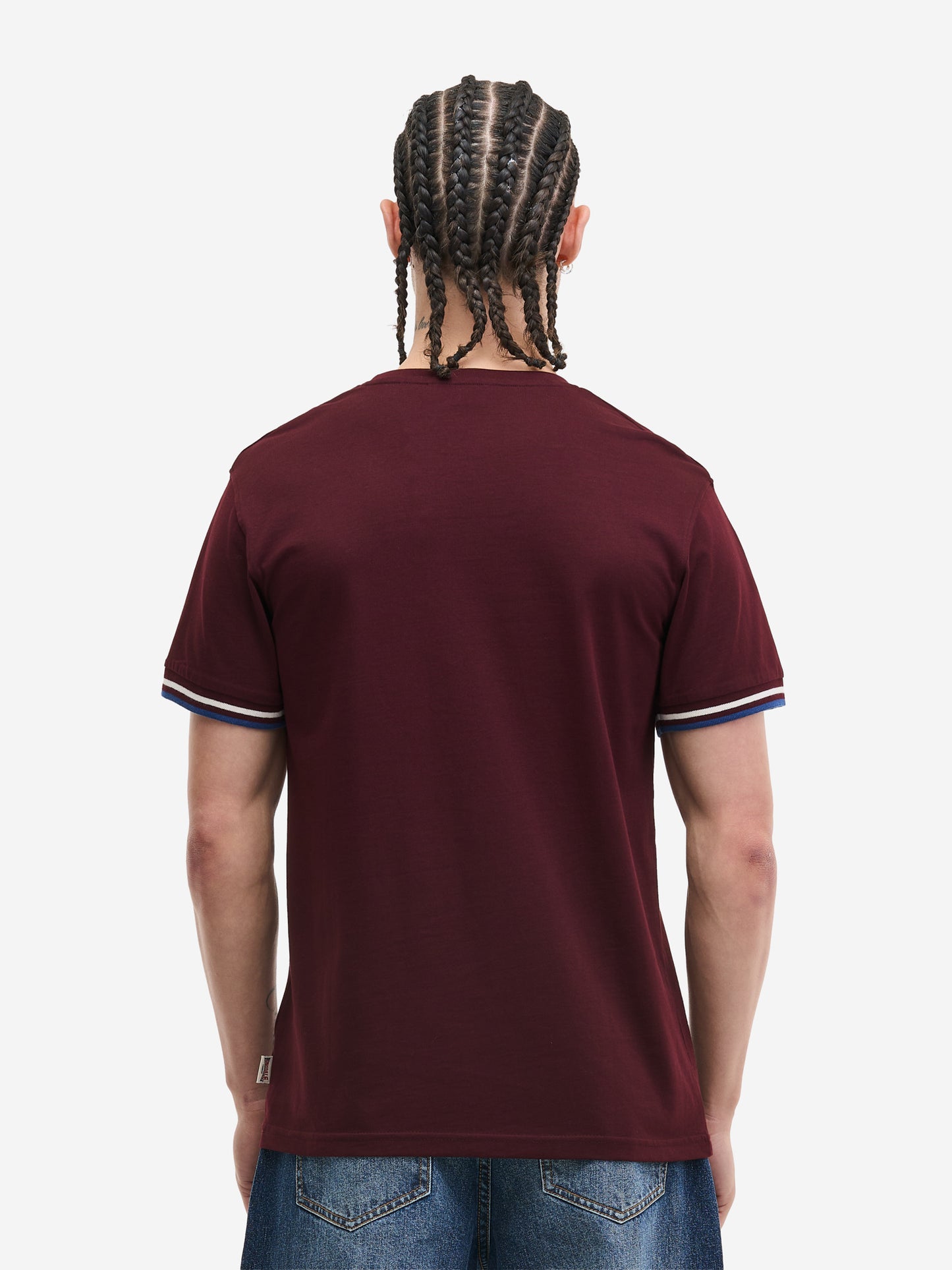Lonsdale Herren T-Shirt Oxblood Rückansicht