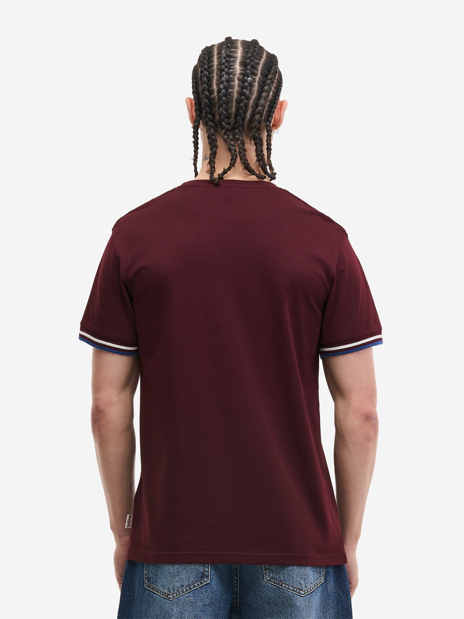 Lonsdale Herren T-Shirt Oxblood Rückansicht