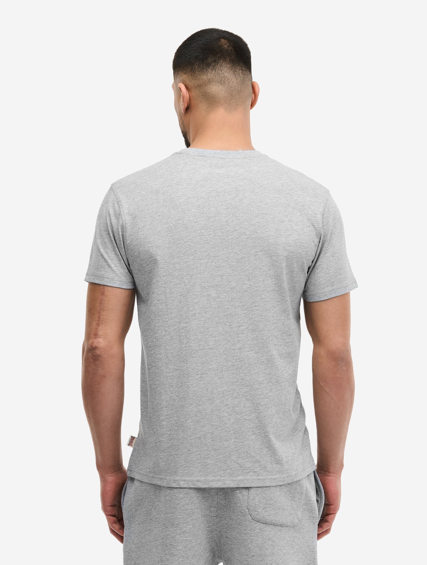 Lonsdale Herren T-Shirt Marl Grey Rückansicht