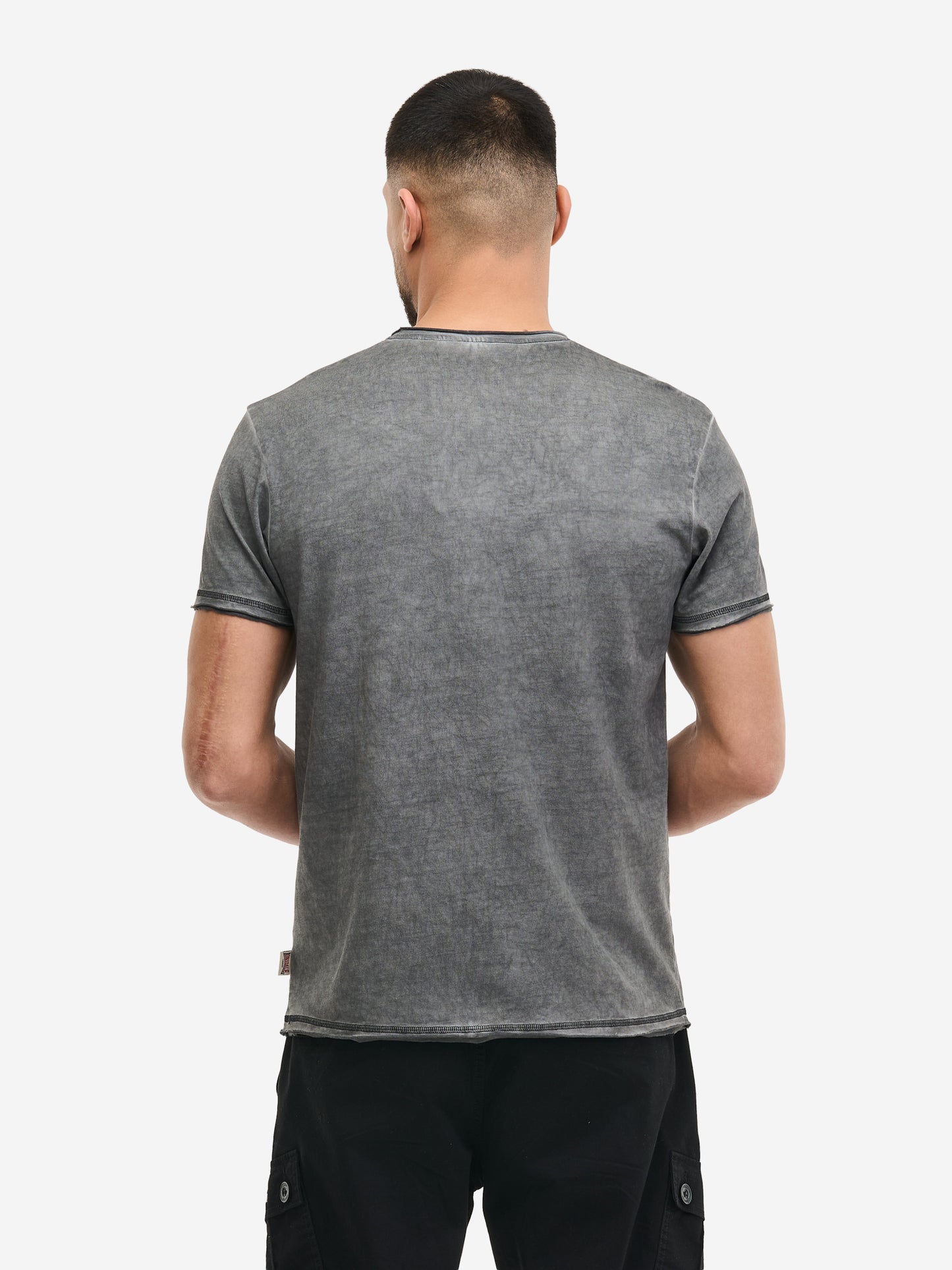 Lonsdale Herren T-Shirt Anthracite Rückansicht (Waschung)