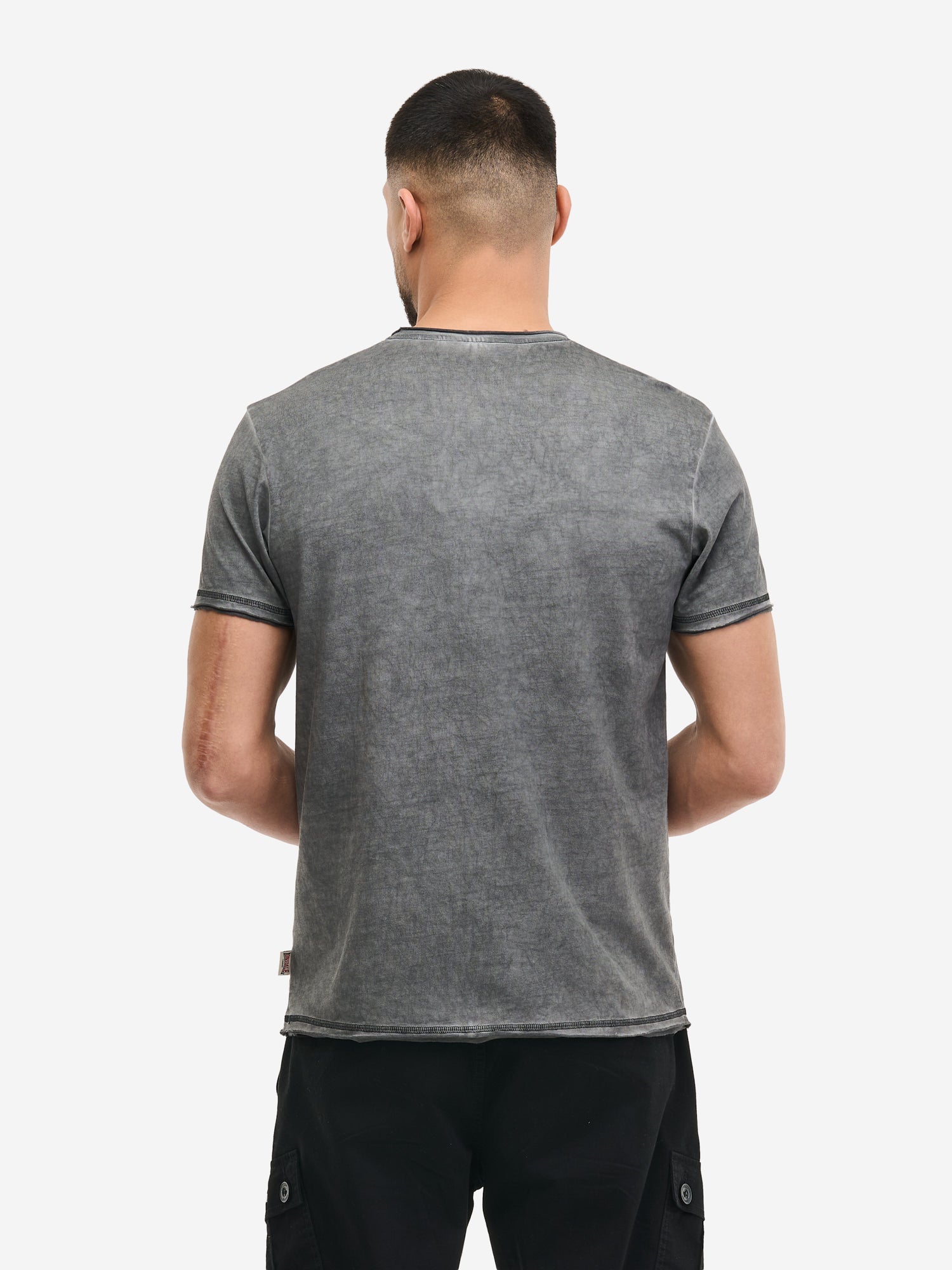 Lonsdale Herren T-Shirt Anthracite Rückansicht (Waschung)