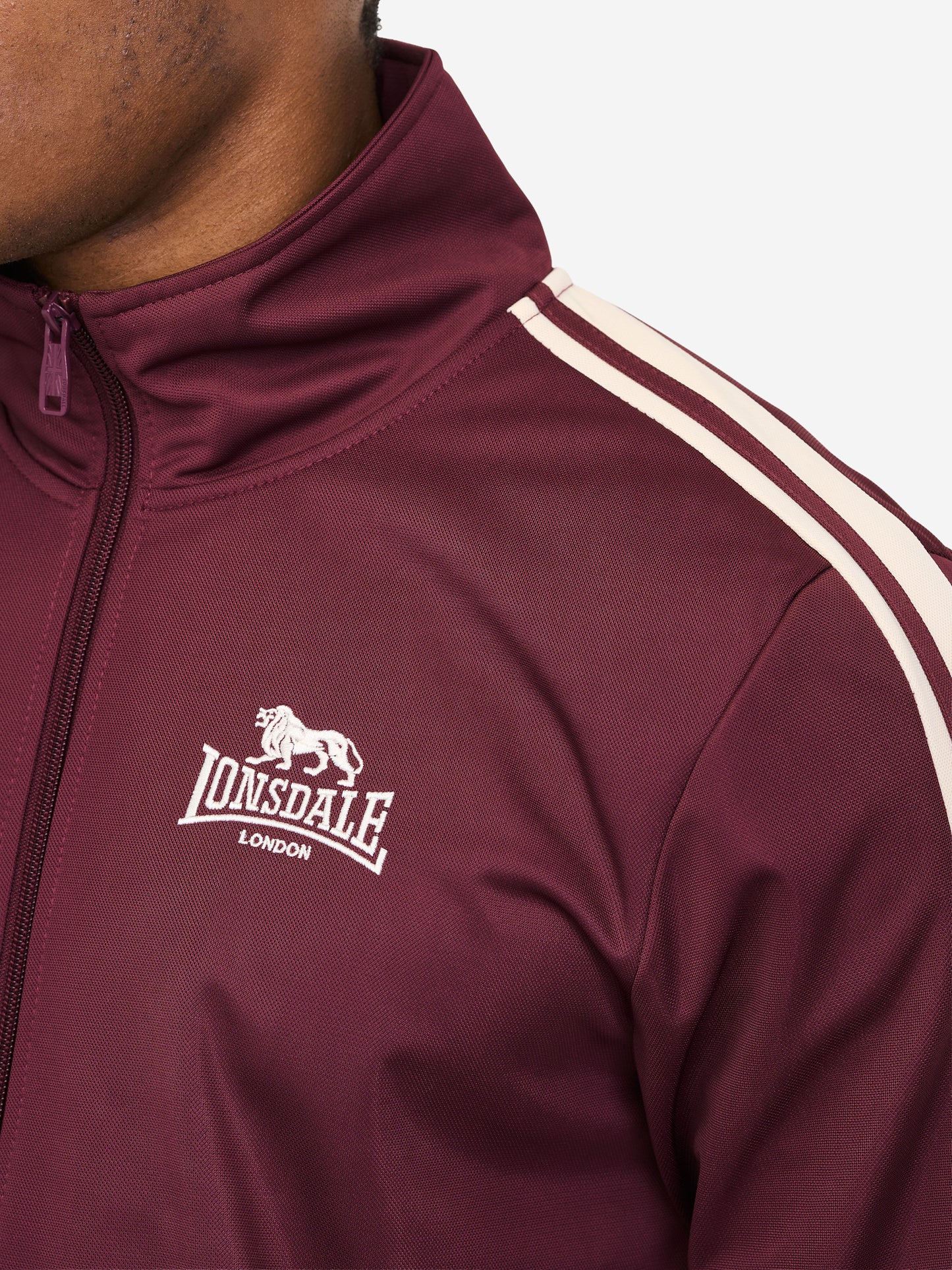 Lonsdale Trainingsjacke Herren Oxblood