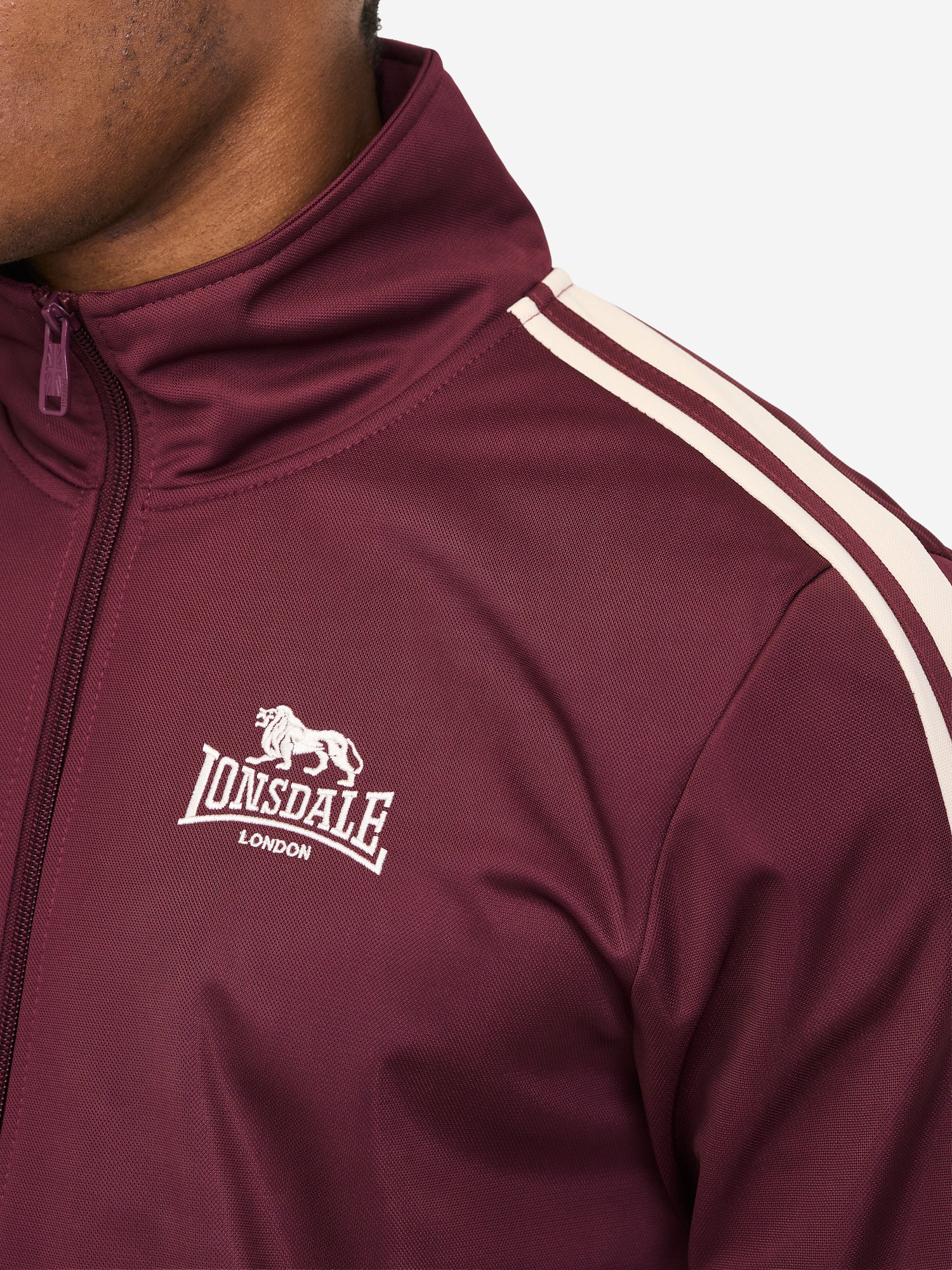 Lonsdale Trainingsjacke Herren Oxblood
