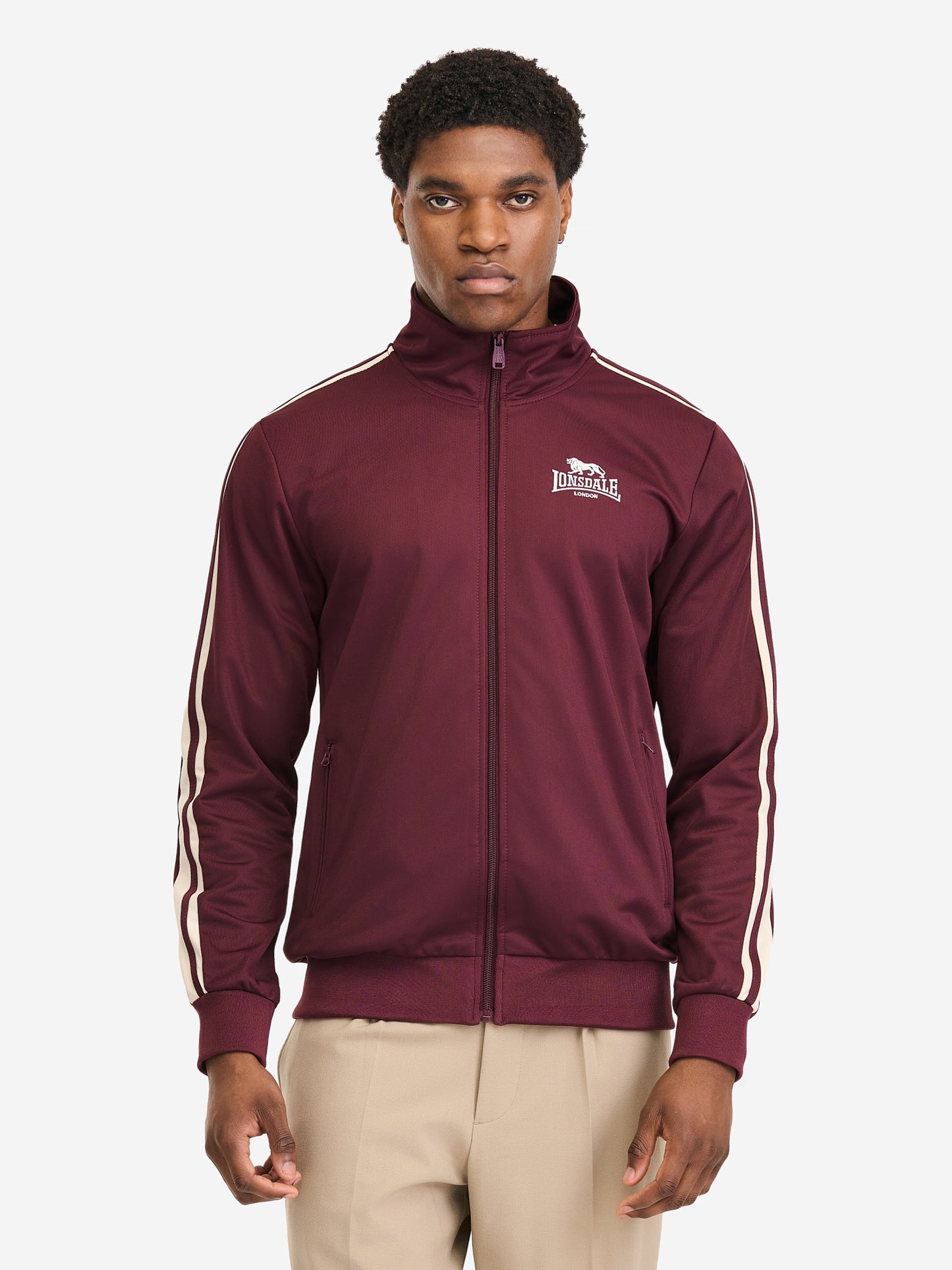 Lonsdale Trainingsjacke Herren Oxblood
