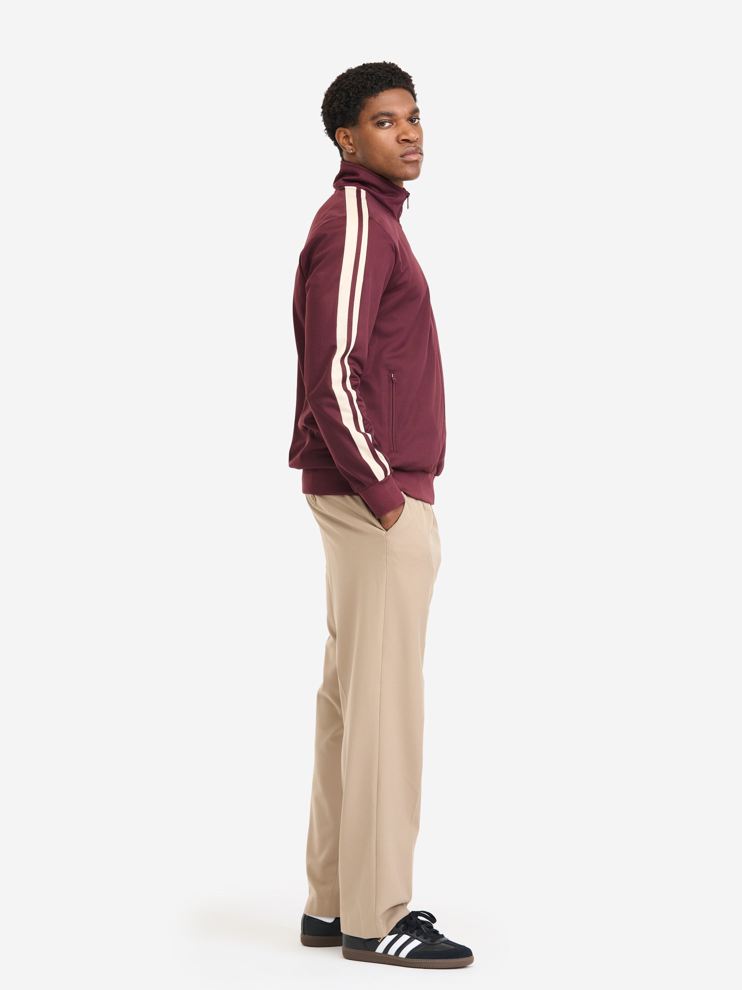 Lonsdale Trainingsjacke Herren Oxblood