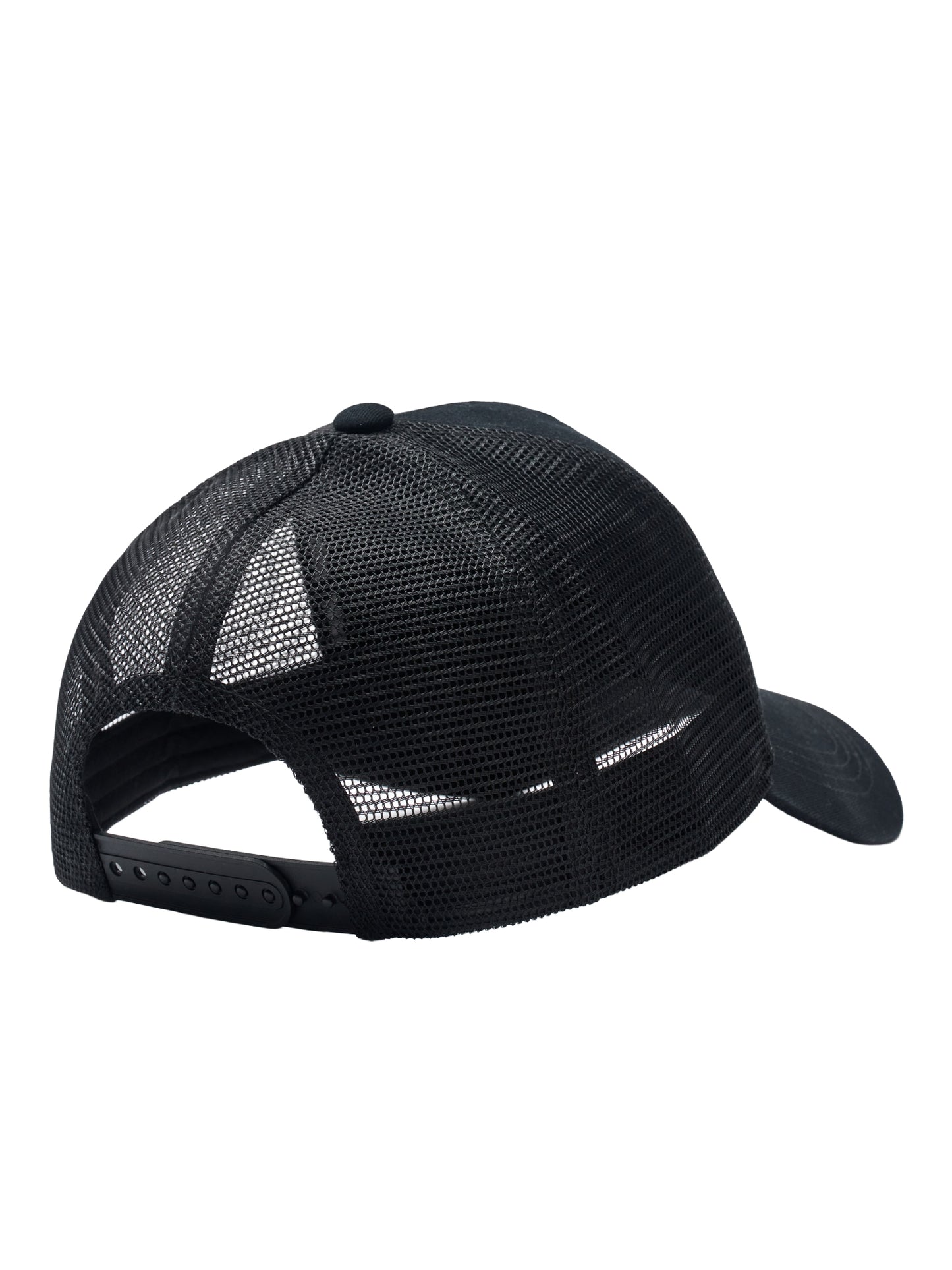 Rückseite der schwarzen Lonsdale Mesh-Kappe mit verstellbarem Snapback-Verschluss online bestellen Schweiz.
