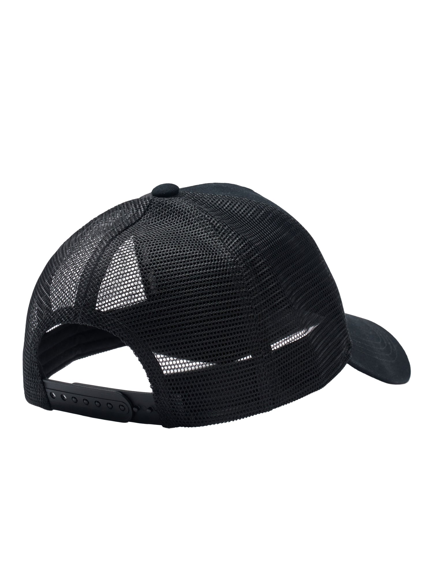 Rückseite der schwarzen Lonsdale Mesh-Kappe mit verstellbarem Snapback-Verschluss online bestellen Schweiz.
