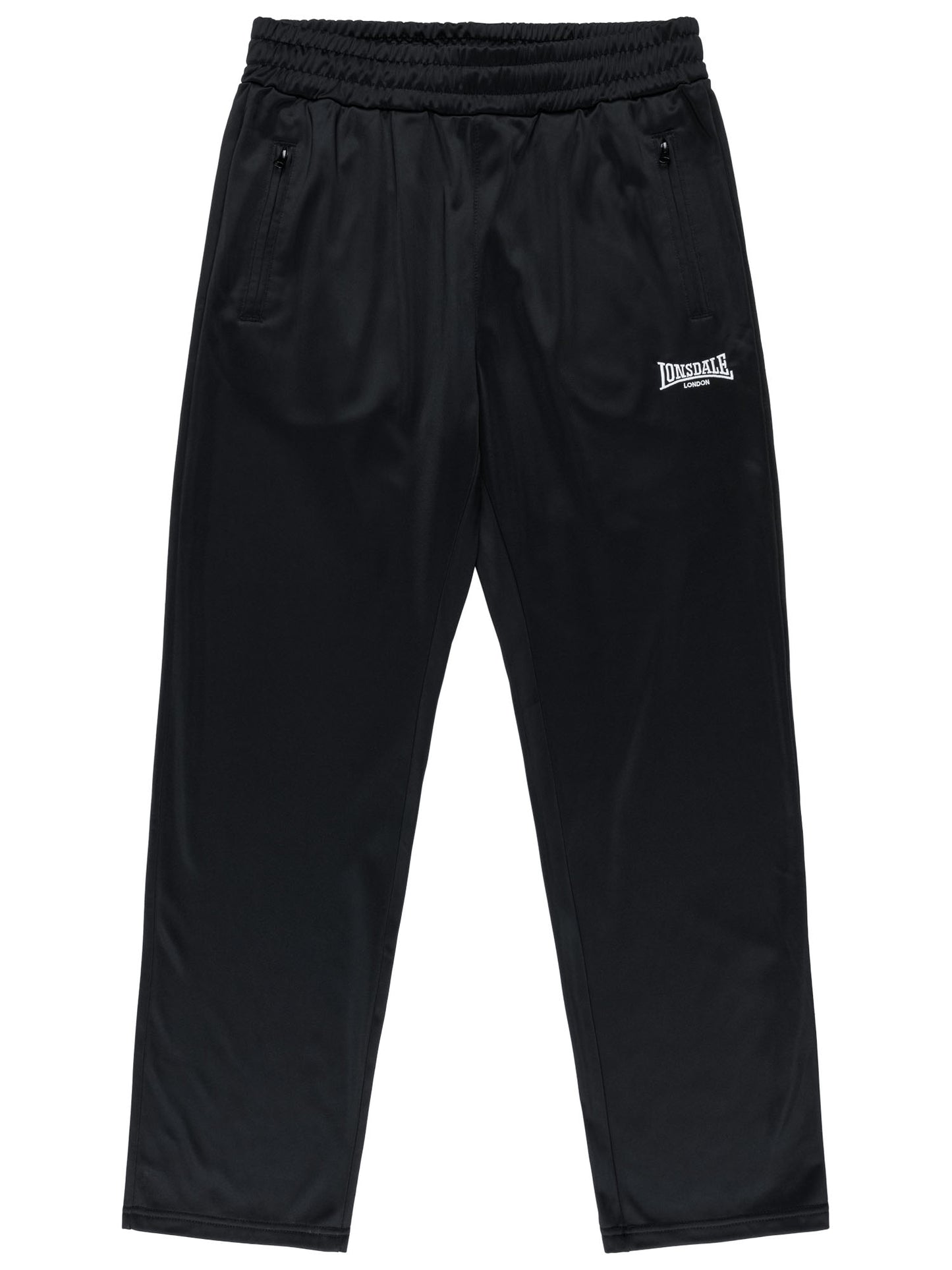 Schwarze Lonsdale Herren-Jogginghose in normaler Passform mit Logo-Stickerei.
