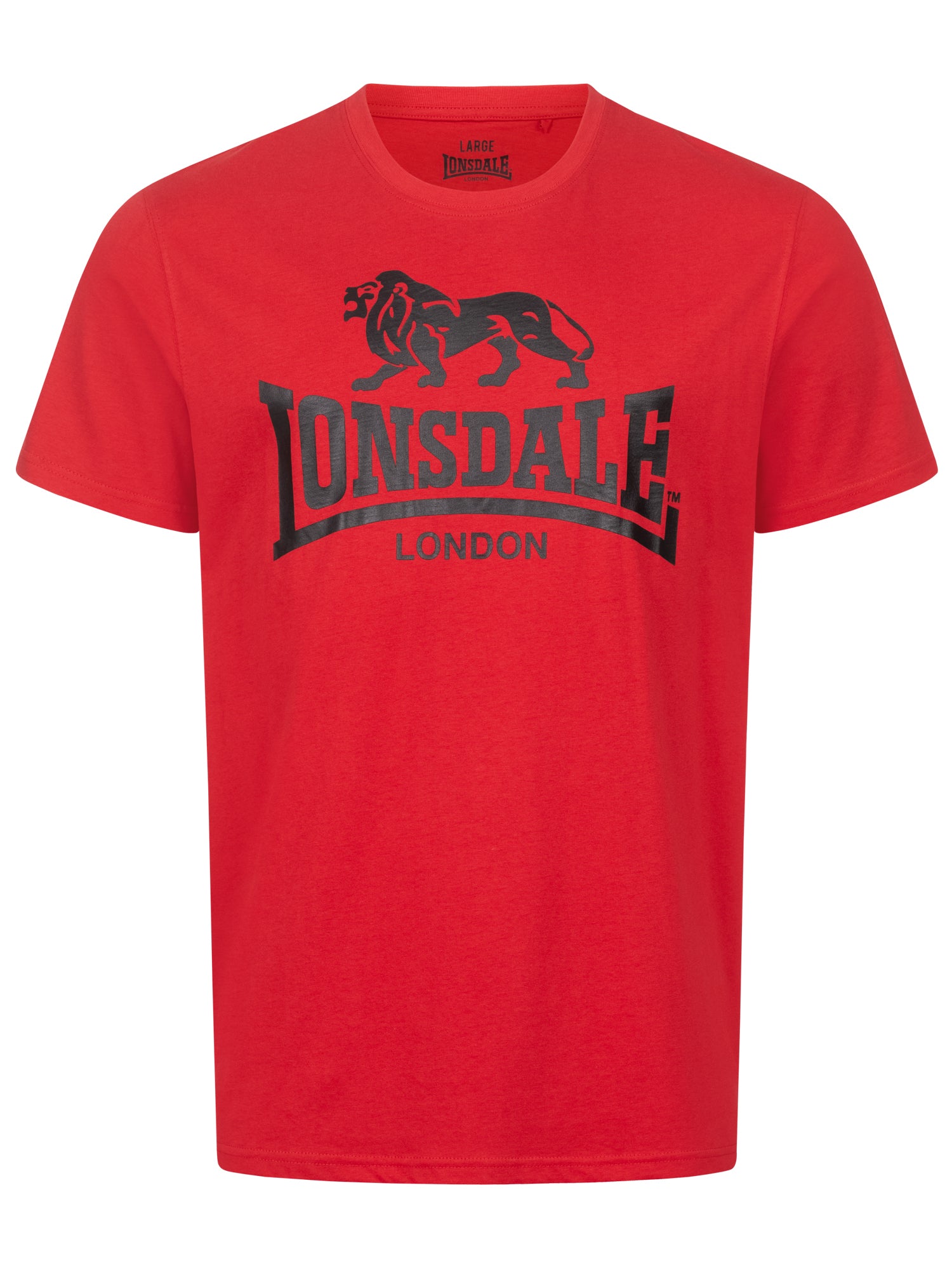 Lonsdale 119083 Regular Logo T-Shirt - Rot