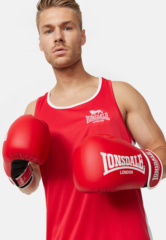 Lonsdale 119126 Amateur Singlet Rot
