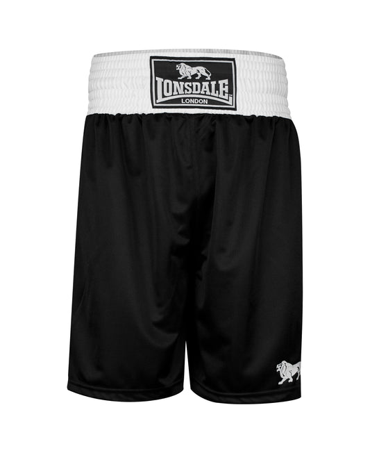 Lonsdale 119127 Amateur Boxing Trunks Royal Schwarz