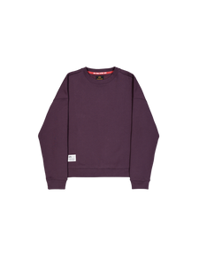 Alpha Industries Logo Back Print Sweater - plum