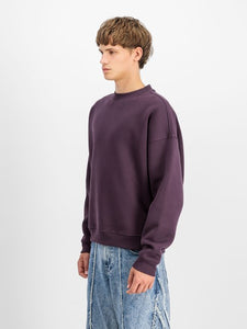 Alpha Industries Logo Back Print Sweater - plum