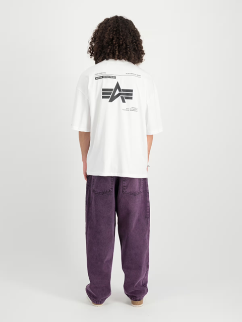 Alpha Industries Logo BP T-Shirt - white