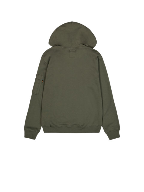148337 - Alpha Industries 3D Small Logo Hoody - dark olive