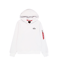 Alpha Industries Signature Back Print Hoody - White
