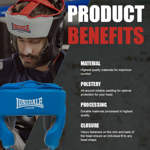 Lonsdale Stanford Kopfschutz Blau
