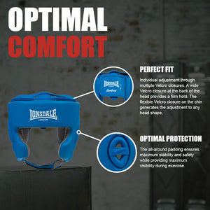 Lonsdale Stanford Kopfschutz Blau