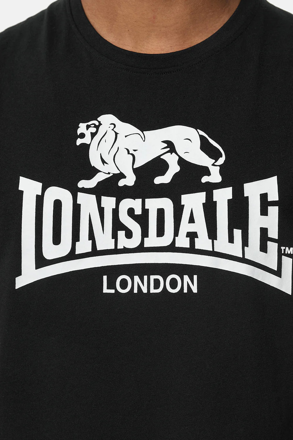Lonsdale 117434 Allanton Kurzer Trainingsanzug Schwarz