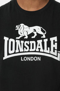 Lonsdale 117434 Allanton Kurzer Trainingsanzug Schwarz