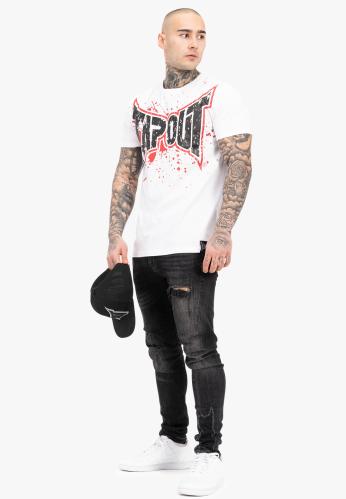 Tapout 940053 Splashing T-Shirt Weiss