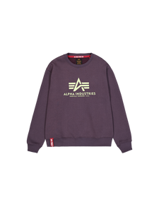 Alpha Industries Logo Basic Sweater - plum