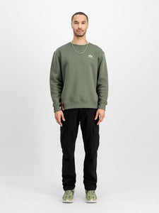 Alpha Industries Basic Small Logo Sweatshirt - dark olive