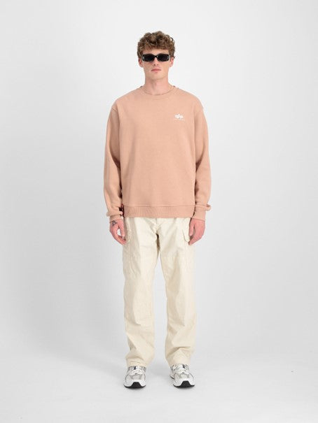 Alpha Industries Basic Small Logo Sweatshirt - dusty coral
