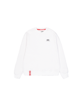 Laden Sie das Bild in den Galerie-Viewer, Alpha Industries Basic Small Logo Sweatshirt - white
