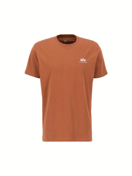 188505 Alpha Industries Basic T-Shirt Small Logo - hazel brown