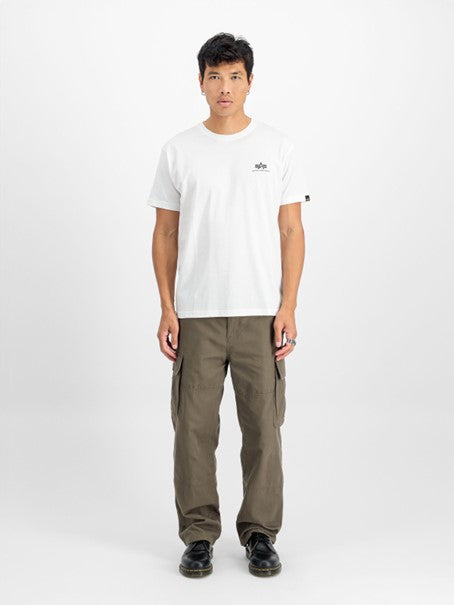 Alpha Industries Basic T-Shirt Small Logo - white