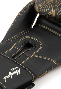 BENLEE  190048 Boxhandschuhe aus Kunstleder - Schwarz/Gold