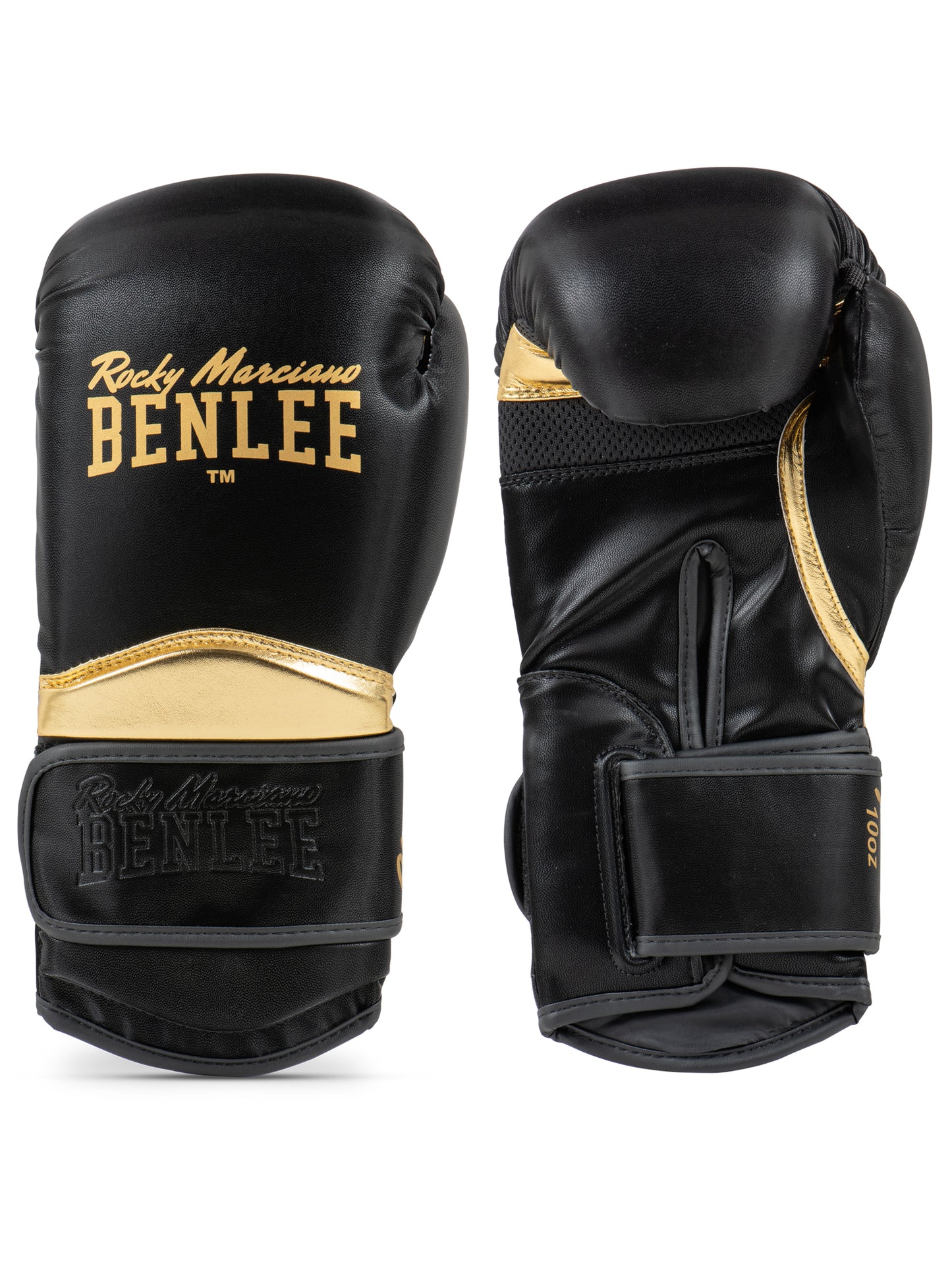 BENLEE Boxhandschuh aus robustem Lederimitat mit breitem Klettverschluss und starker Polsterung für Training und Sparring.